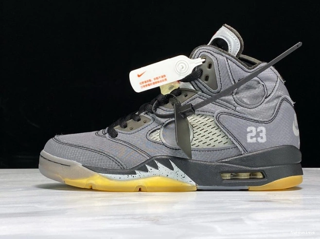 HYPE x 5 Jordan Off-White Black CT8480-001 Air 0723